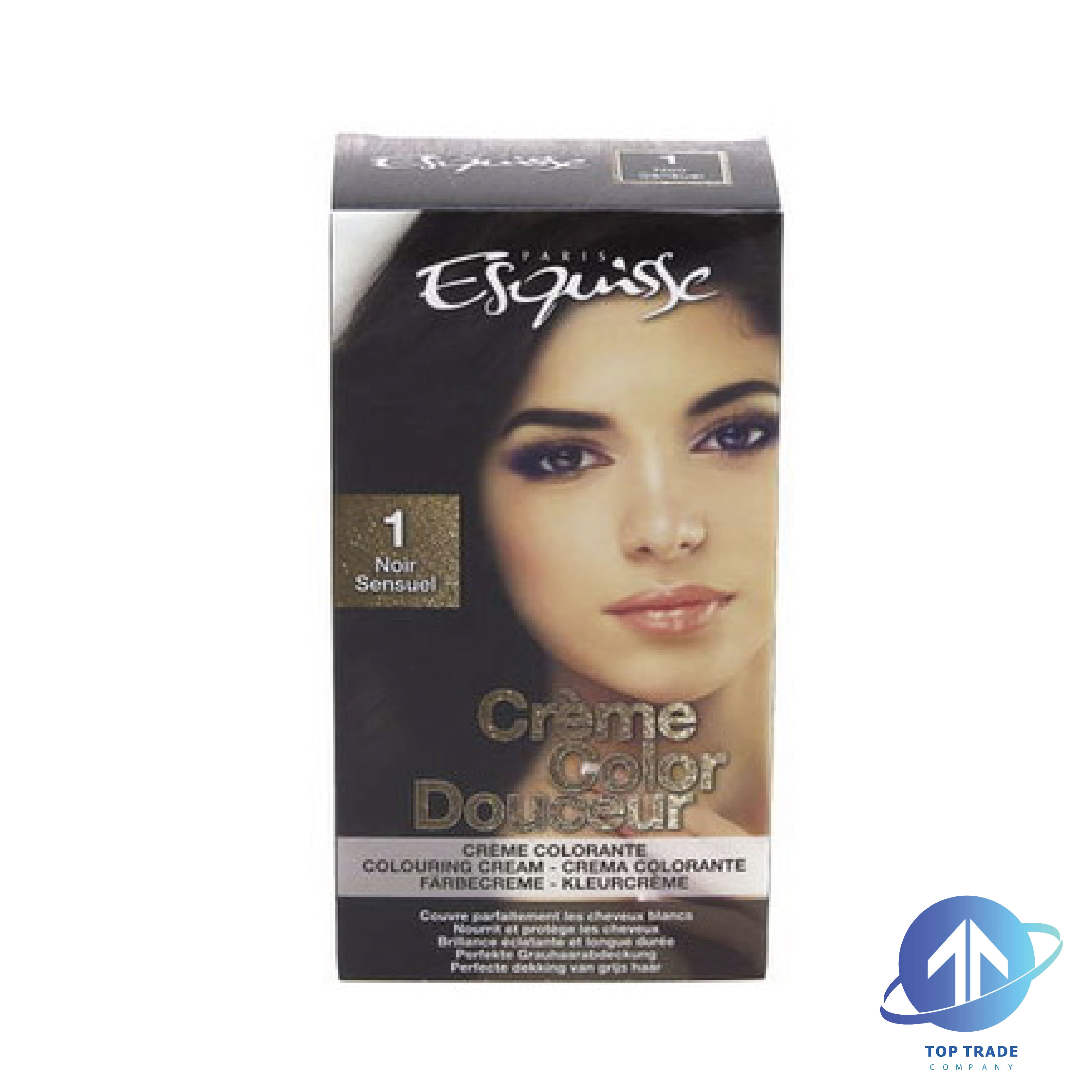 Esquisse permanent hair color 1 sensual black